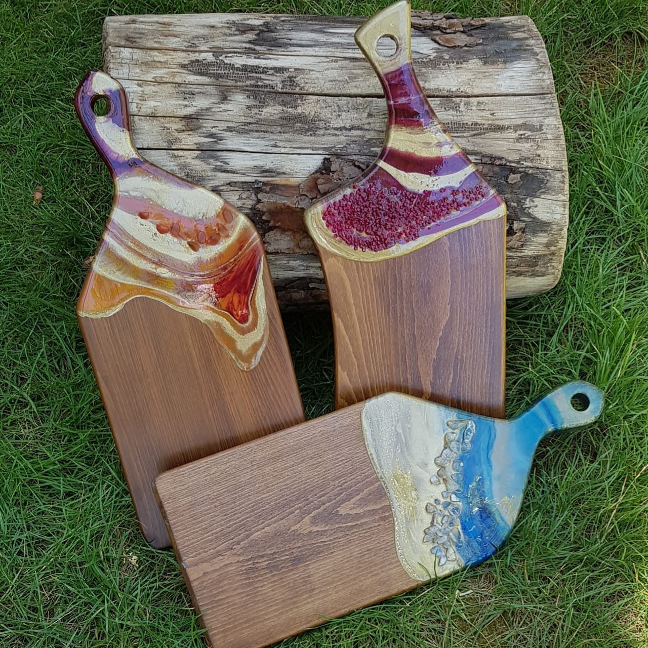 Serving Collection - resin art by Zora